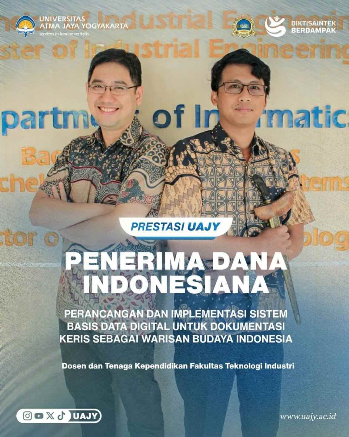 Hibah Dana Indonesiana dari Kementerian Kebudayaan Republik Indonesia